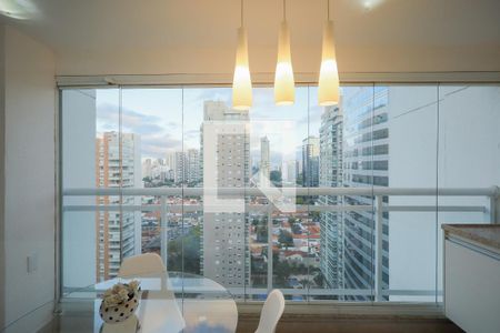 Varanda  de apartamento para alugar com 1 quarto, 54m² em Cidade Monções, São Paulo