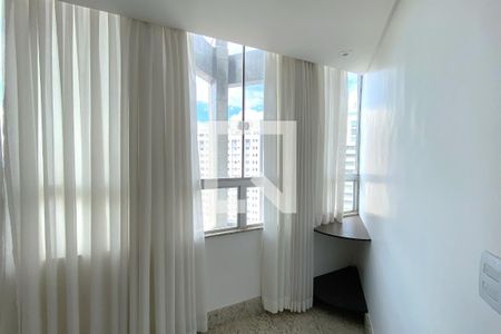 Varanda da Sala de apartamento para alugar com 3 quartos, 100m² em Santo Agostinho, Belo Horizonte