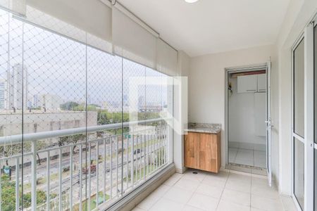 Varanda da Sala de apartamento para alugar com 2 quartos, 65m² em Jardim Dom Bosco, São Paulo