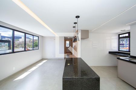 SALA de apartamento para alugar com 2 quartos, 63m² em São Pedro, Belo Horizonte