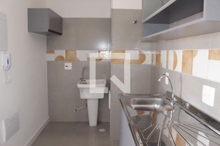 Sala/Cozinha de apartamento para alugar com 2 quartos, 38m² em Campos Elíseos, São Paulo