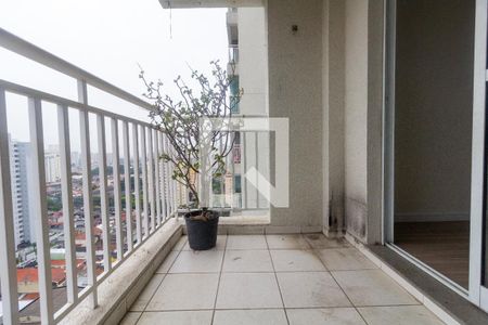 Varanda da Sala de apartamento para alugar com 3 quartos, 70m² em Maranhão, São Paulo