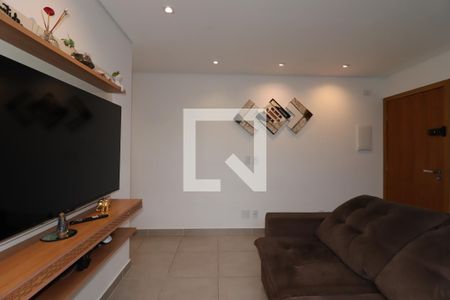 Sala de apartamento à venda com 2 quartos, 69m² em Jardim Ocara, Santo André