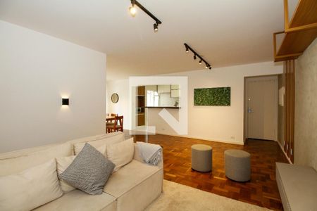 Sala de Estar de apartamento para alugar com 3 quartos, 120m² em Consolação, São Paulo