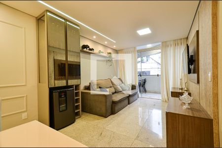 Sala de Estar de apartamento à venda com 2 quartos, 79m² em Sagrada Família, Belo Horizonte