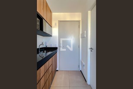 Cozinha de kitnet/studio para alugar com 1 quarto, 16m² em Vila Mariana, São Paulo