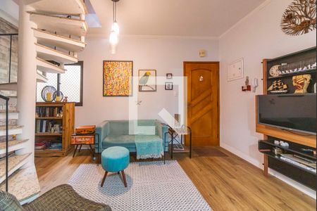 Sala de apartamento à venda com 2 quartos, 130m² em Vila Curuçá, Santo André