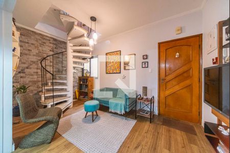 Sala de apartamento à venda com 2 quartos, 130m² em Vila Curuçá, Santo André