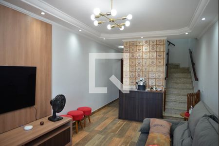 Sala de casa à venda com 3 quartos, 133m² em Jardim Santo Antônio, Santo André