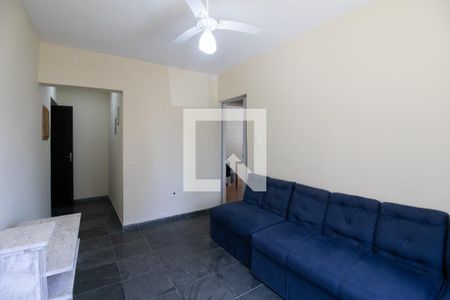 Sala de apartamento para alugar com 1 quarto, 50m² em Guilhermina, Praia Grande