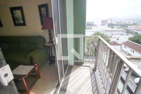 Varanda da Sala de apartamento para alugar com 2 quartos, 74m² em Taquara, Rio de Janeiro