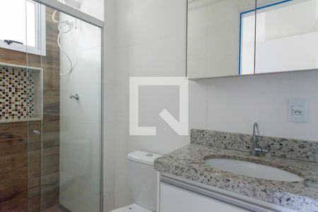 Banheiro da Suíte  de kitnet/studio para alugar com 1 quarto, 30m² em Buritis, Belo Horizonte