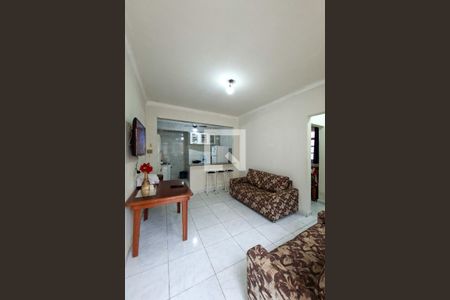 Sala de apartamento para alugar com 1 quarto, 30m² em Guilhermina, Praia Grande