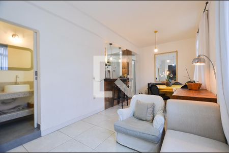 Sala Ambientes de apartamento à venda com 3 quartos, 95m² em Santo Antônio, Belo Horizonte