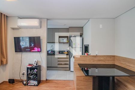 Sala/Cozinha de apartamento à venda com 2 quartos, 41m² em Sarandi, Porto Alegre