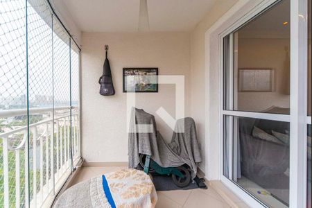 Varanda da Sala de apartamento à venda com 3 quartos, 85m² em Vila Valparaíso, Santo André