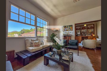 Sala de apartamento à venda com 3 quartos, 165m² em Humaitá, Rio de Janeiro