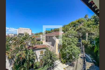 Sala vista de apartamento à venda com 3 quartos, 165m² em Humaitá, Rio de Janeiro