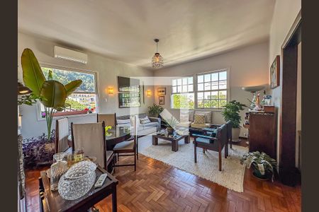 Sala de apartamento à venda com 3 quartos, 165m² em Humaitá, Rio de Janeiro