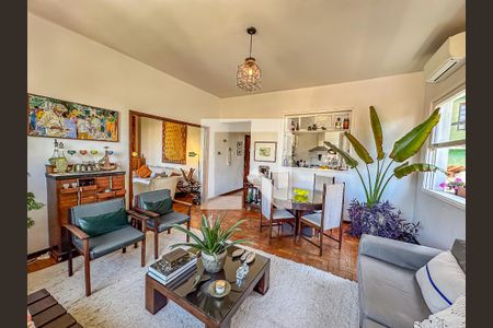 Sala de apartamento à venda com 3 quartos, 165m² em Humaitá, Rio de Janeiro