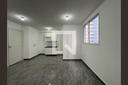 Sala de apartamento à venda com 1 quarto, 37m² em Jardim, Santo André