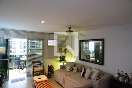 Sala de apartamento para alugar com 1 quarto, 65m² em Barra da Tijuca, Rio de Janeiro