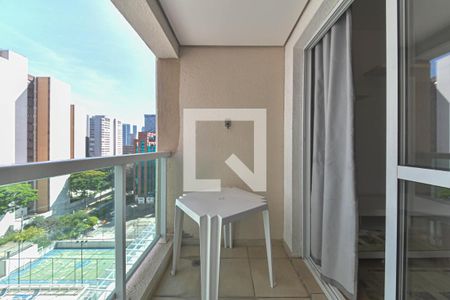 Varanda de apartamento para alugar com 1 quarto, 36m² em Santo Amaro, São Paulo