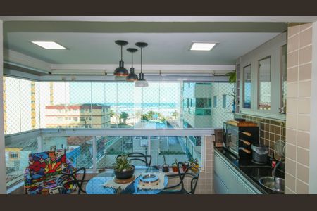 Varanda da Sala de apartamento para alugar com 2 quartos, 80m² em Nova Mirim, Praia Grande