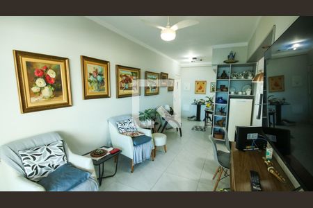 Sala de apartamento para alugar com 2 quartos, 80m² em Nova Mirim, Praia Grande