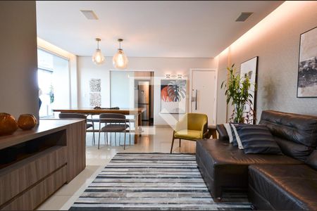 Sala de Estar de apartamento à venda com 4 quartos, 147m² em Maria Virgínia, Belo Horizonte