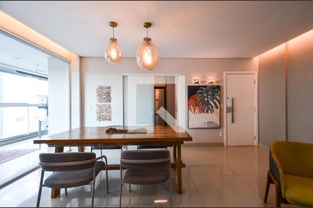 Sala de Jantar de apartamento à venda com 4 quartos, 147m² em Maria Virgínia, Belo Horizonte