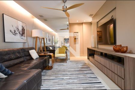 Sala de Estar de apartamento à venda com 4 quartos, 147m² em Maria Virgínia, Belo Horizonte