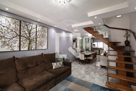 Sala de casa à venda com 3 quartos, 140m² em Parque Sao Vicente, Santo André