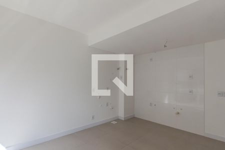 Sala/Cozinha de apartamento à venda com 1 quarto, 45m² em Farroupilha, Porto Alegre