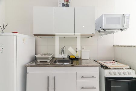 Cozinha e Área de Serviço de apartamento para alugar com 1 quarto, 29m² em Ferreira, São Paulo