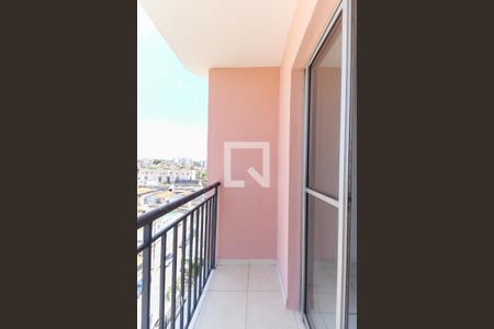 Varanda da Sala de apartamento para alugar com 2 quartos, 52m² em Vila Carmosina, São Paulo