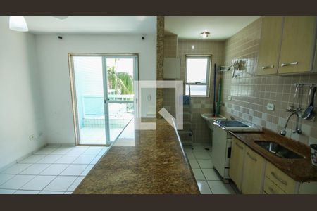 Sala de apartamento para alugar com 1 quarto, 50m² em Vila Caiçara, Praia Grande
