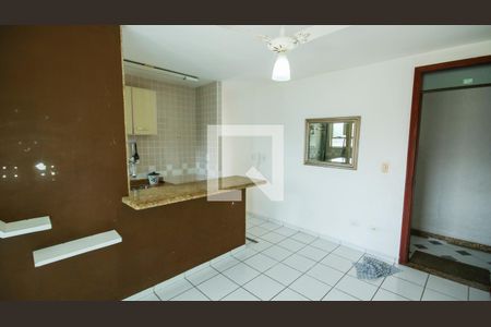 Sala de apartamento para alugar com 1 quarto, 50m² em Vila Caiçara, Praia Grande