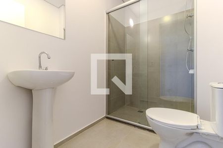 Banheiro Social de apartamento para alugar com 1 quarto, 46m² em República, São Paulo