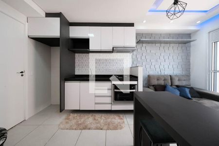 Sala/Cozinha de apartamento para alugar com 1 quarto, 29m² em Vila Penteado, São Paulo