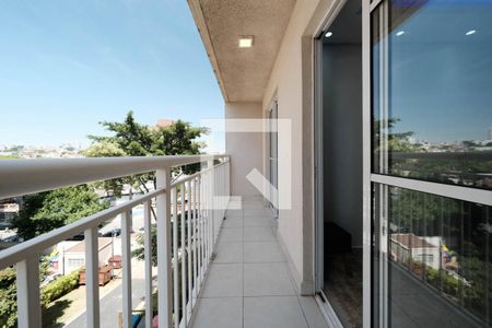 Varanda Sala/Cozinha de apartamento para alugar com 1 quarto, 29m² em Vila Penteado, São Paulo