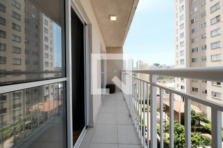 Varanda Sala/Cozinha de apartamento para alugar com 1 quarto, 29m² em Vila Penteado, São Paulo