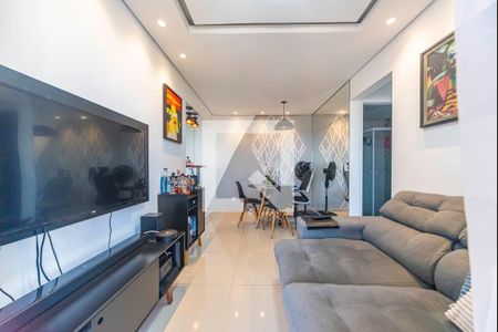Sala de apartamento à venda com 2 quartos, 50m² em Parque Industriario, Santo André
