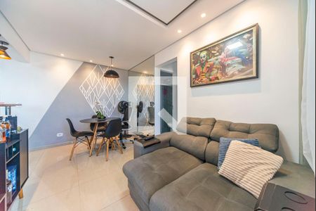 Sala de apartamento à venda com 2 quartos, 50m² em Parque Industriario, Santo André