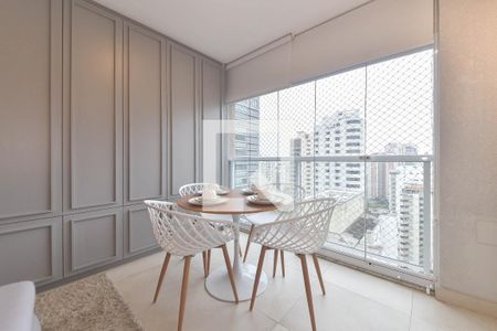 Sala de apartamento à venda com 1 quarto, 40m² em Santo Amaro, São Paulo