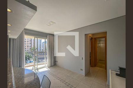 Sala de apartamento para alugar com 1 quarto, 45m² em Vila Nova Conceição, São Paulo