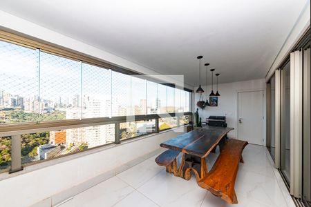 Varanda de apartamento à venda com 4 quartos, 174m² em Vale do Sereno, Nova Lima