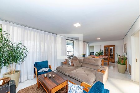 Sala de apartamento à venda com 4 quartos, 174m² em Vale do Sereno, Nova Lima