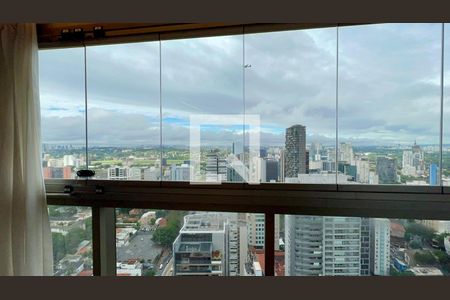 Vista da Sala de apartamento para alugar com 1 quarto, 41m² em Pinheiros, São Paulo