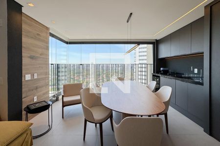 Sala de apartamento para alugar com 1 quarto, 71m² em Pinheiros, São Paulo